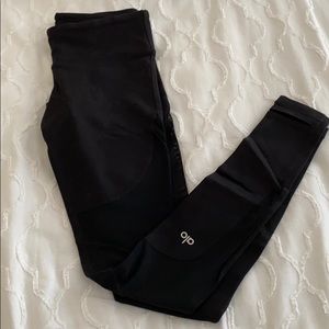 Alo black mesh legging